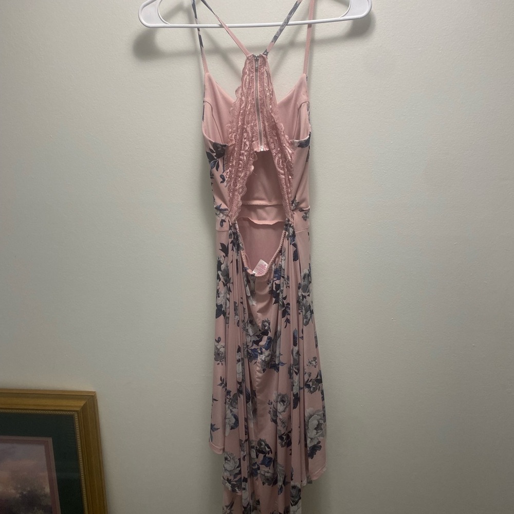 Cute pink summer dress